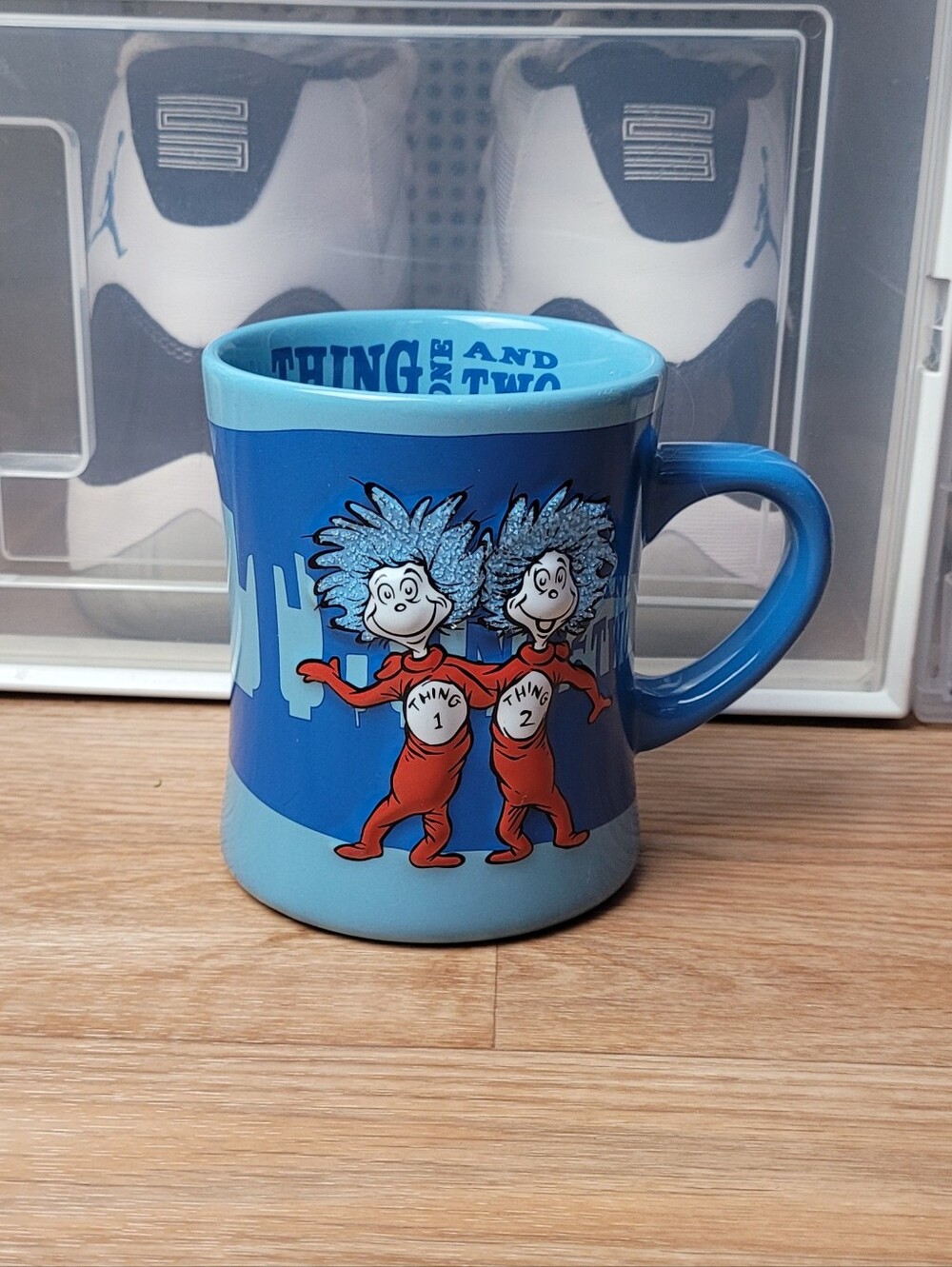 Dr Seuss Thing 1 And Thing 2 Blue 3D Coffee Cup Mug